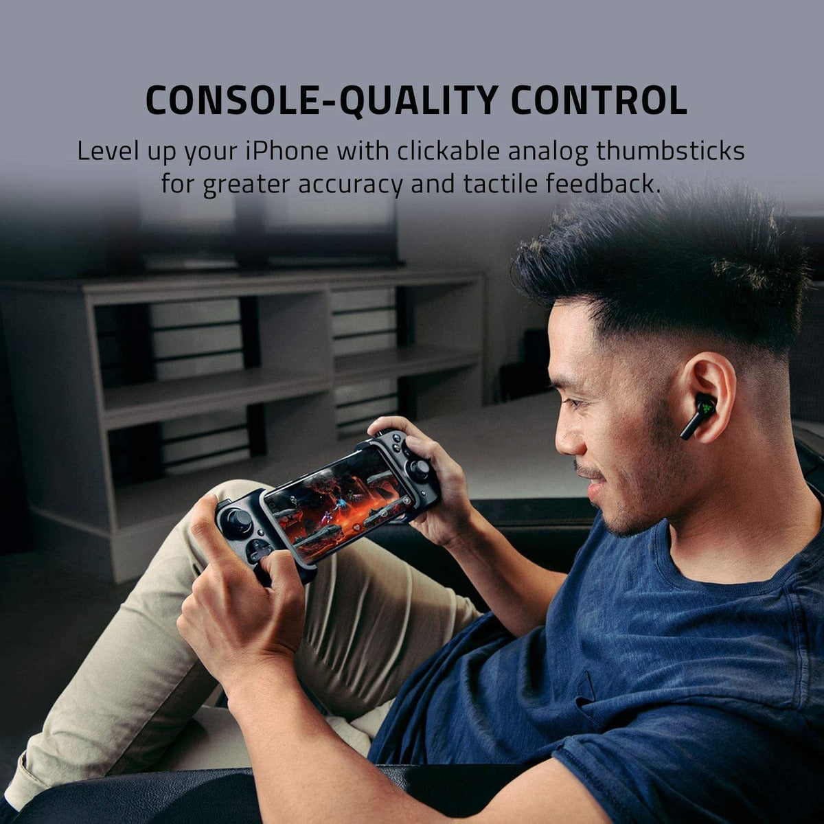Control Joystick Razer Kishi Para Iphone Negro – imagen 3