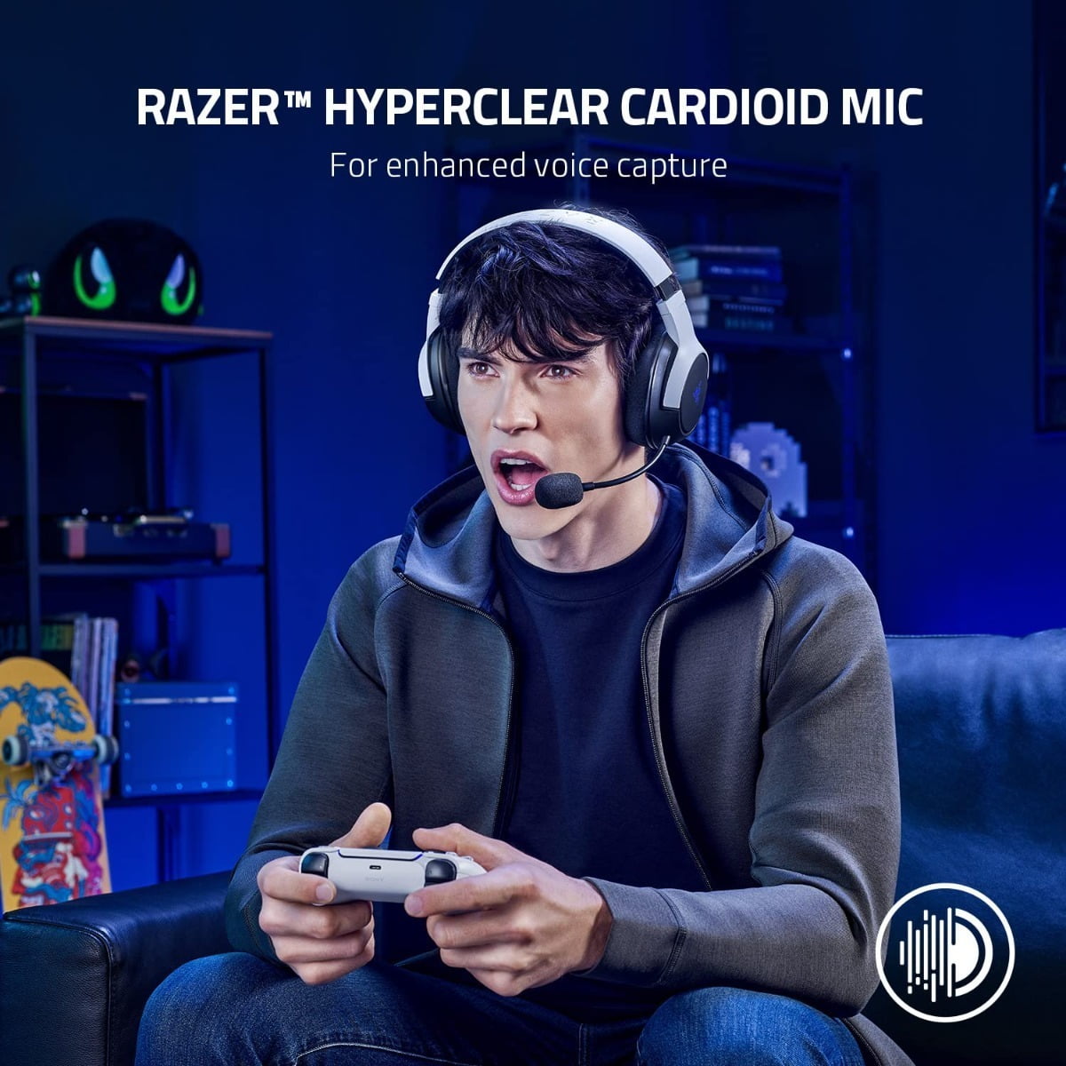 Audifonos Gamer Inalambrico Razer Kaira For Playstation Multiplataforma – imagen 4