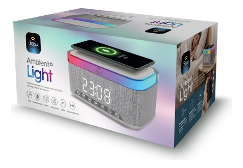 Radio Despertador Ambient Light Alarma Y Sonido Mlab 9673 Gris – imagen 3