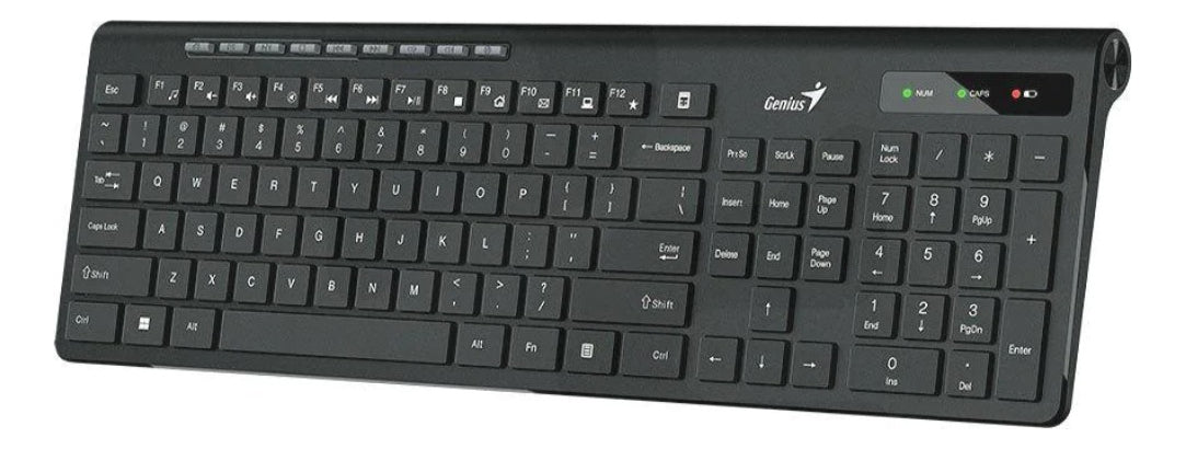 Teclado Inalámbrico Genius Slimstar 7230 Copilot Negro – imagen 4