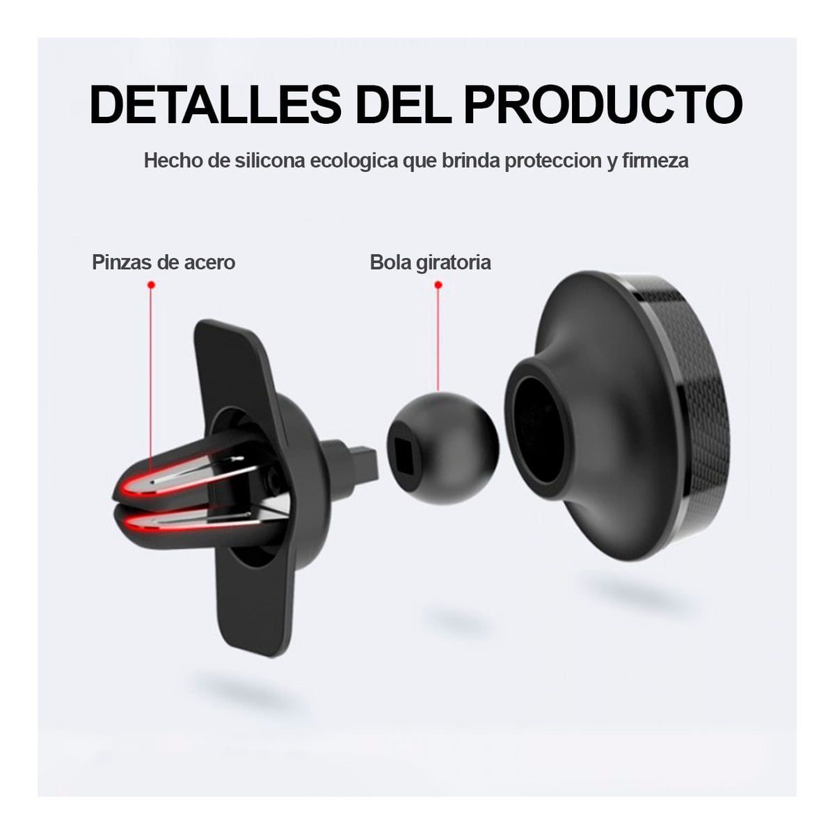 Soporte Holder Porta Celular Magnetico Marca Yesido C61 – imagen 3