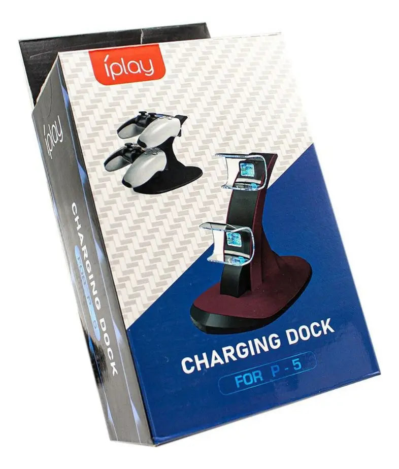 Cargador Doble iPlay para Controles PS5 DualSense USB-C Negro - vista 2