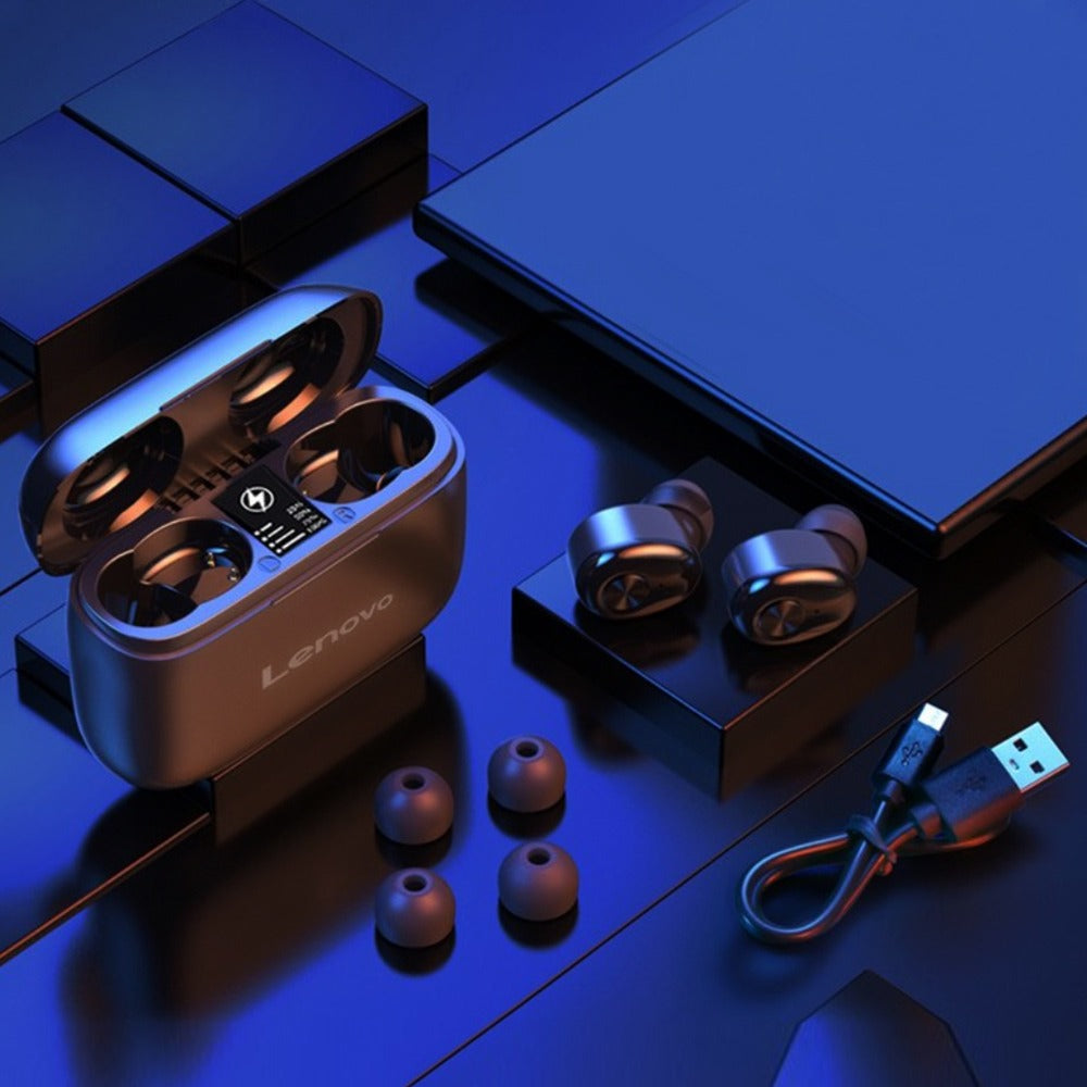 Audifonos Bluetooth Lenovo Deportivo Ht18 In Ear Negro – imagen 2