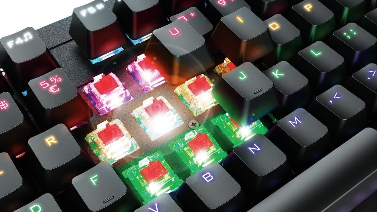 Teclado Gamer Mecánico Trust Mazz Gxt 863 Switch Red – imagen 5