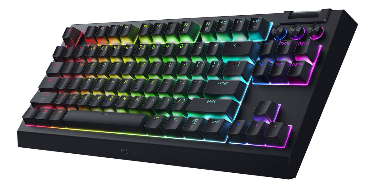 Teclado Gamer Mecanico Razer Blackwidow V4 Tkl Hyperspeed Orange Rgb Negro – imagen 2