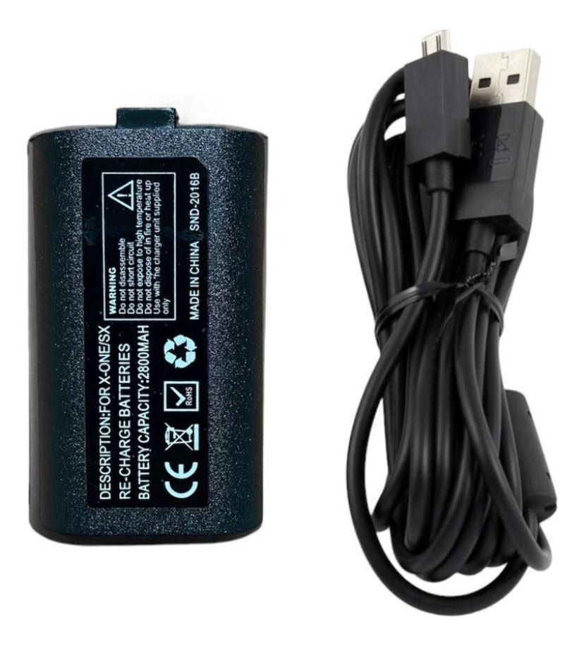 Kit Bateria Recargable Para Xbox One Series S/X 2800 Mah Negro – imagen 2