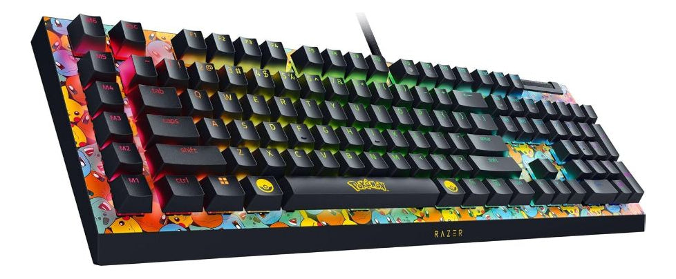 Teclado Gamer Mecanico Razer Blackwidow V4 x Green Rgb Ingles Pokemon – imagen 3