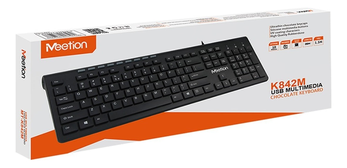 Teclado Alambrico Español K842m Meetion Color Negro – imagen 3