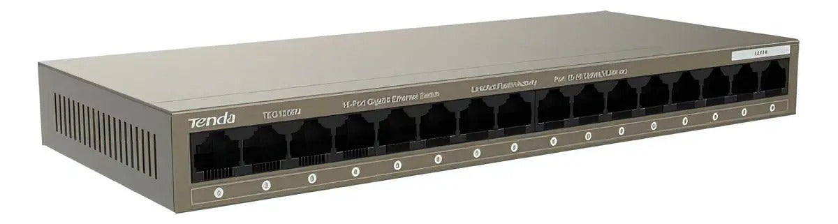Switch Tenda Conmutador Teg1016m Ethernet Gigabit 16 Puertos – imagen 2