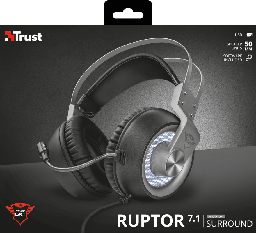 Audífono Gamer Trust Gxt 435 Sonido 7.1 Usb Pc Negro – imagen 4