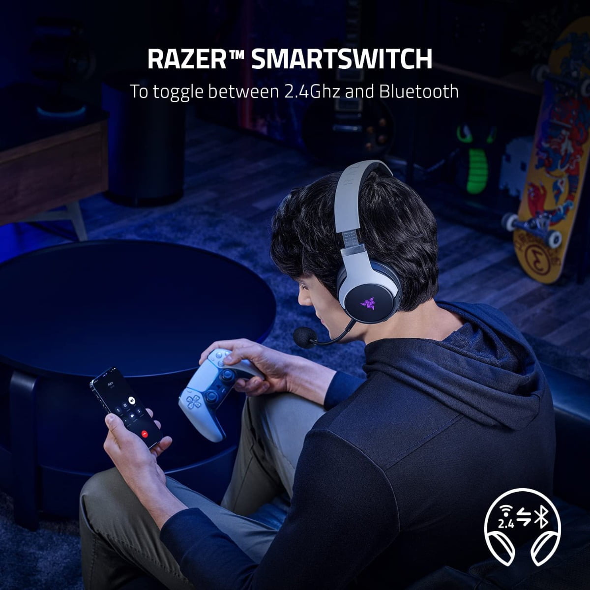 Audifonos Gamer Inalambrico Razer Kaira Pro Playstation 5 Pc – imagen 2