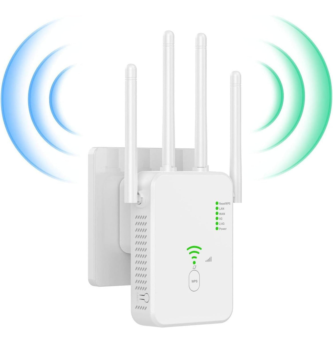 Repetidor Wifi 5g 2.4g Fácil Instalación 300 Mpbs Blanco