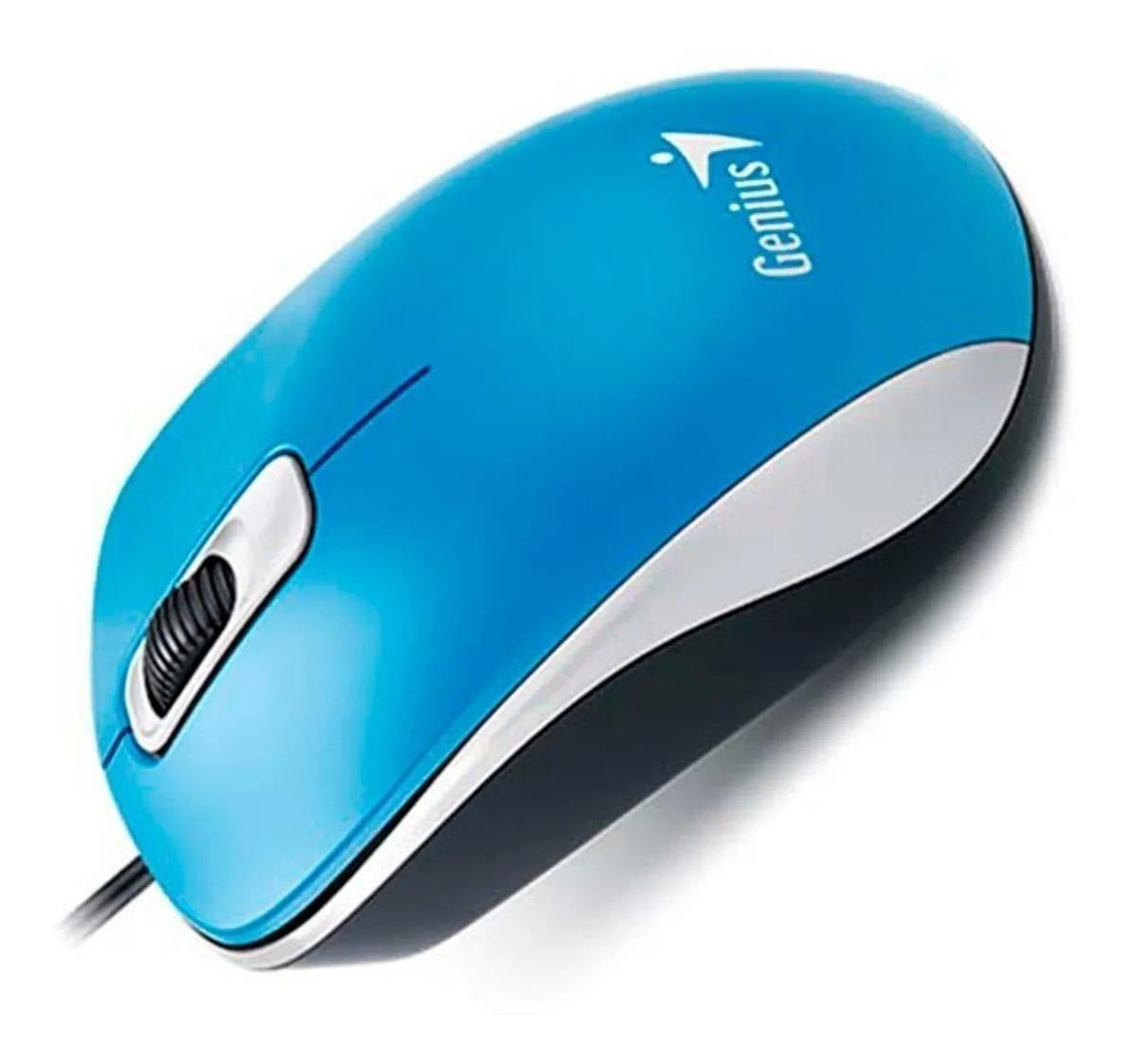 Mouse Genius Dx-110 Usb Optico Azul – imagen 2