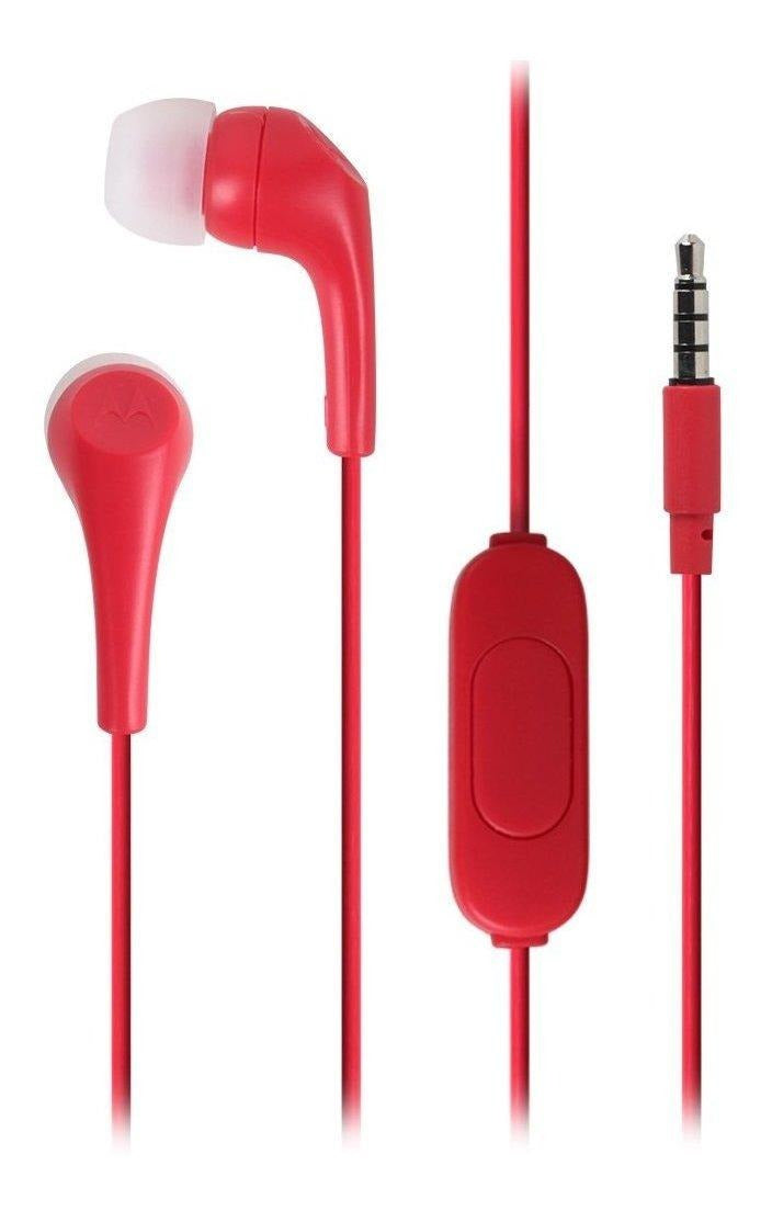 Audifonos Motorola Earbuds 2 In Ear Rojo – imagen 2