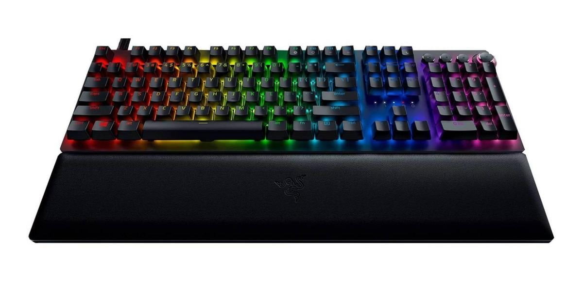 Teclado Gamer Razer Mecanico Huntsman V2 Switch Purple Negro – imagen 2