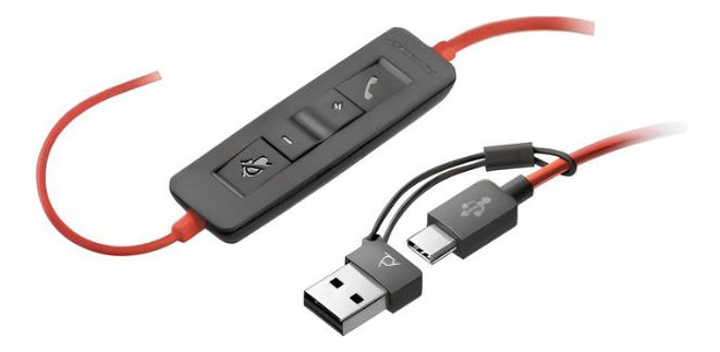 Audifonos Poly Blackwire 3220 Stereo USB-C Headset +USB-C/A – imagen 3