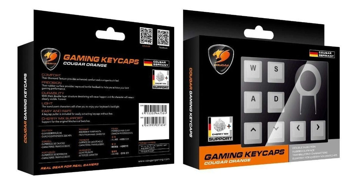 Kit De Teclas Gamer Cougar Metal Keycaps Para Teclado Mecánico – imagen 2