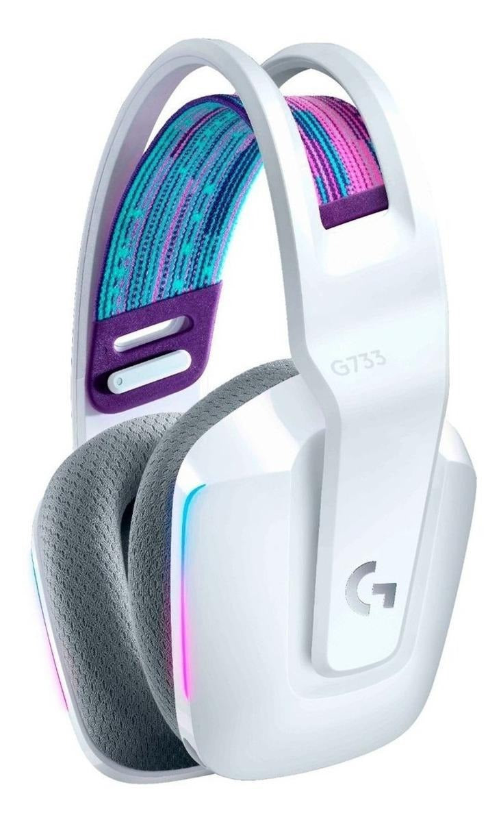 Audífonos Gamer Logitech G733 Inalámbricos Sonido 7.1 RGB Blanco – imagen 2
