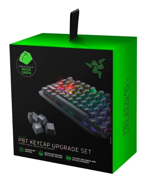 Razer Pbt Keycaps Para Teclado Mecánico U Optico Ingles Us Verde – imagen 3
