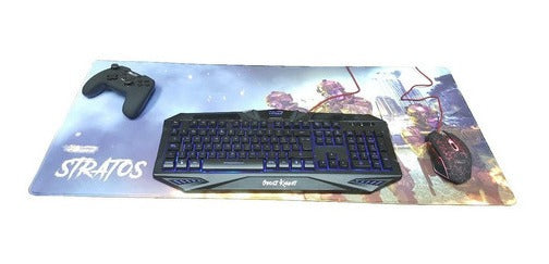 Mousepad Gamer Stratos Njoytech Mega Size 90 X 40 Cm – imagen 2