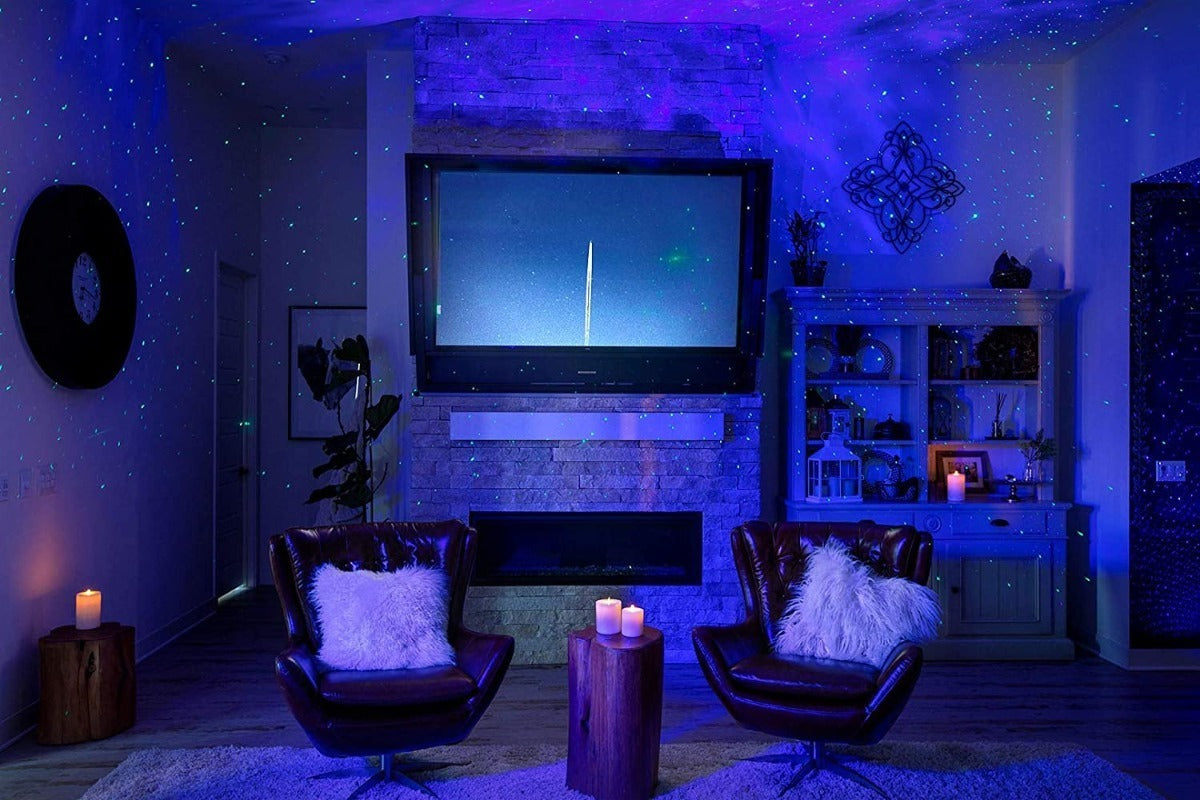 Proyector Sky Project Laser Estrellas Con Nube Nebulosa Led Njoytech – imagen 6