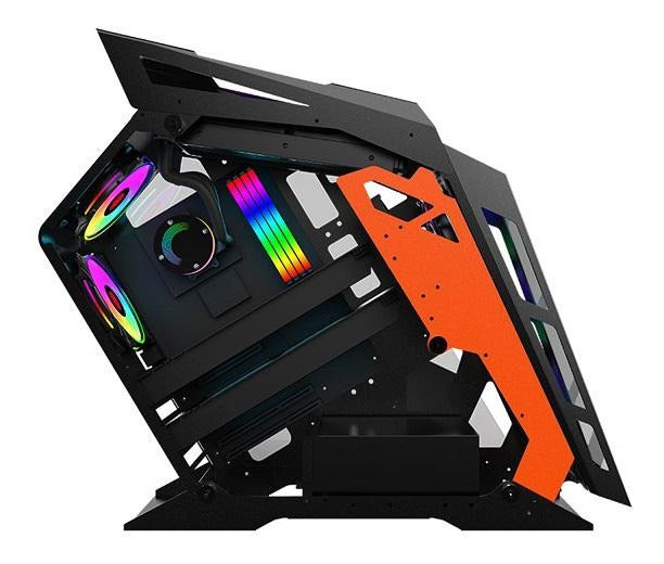 Gabinete Gamer Power Train Daka Plus Negro – imagen 3