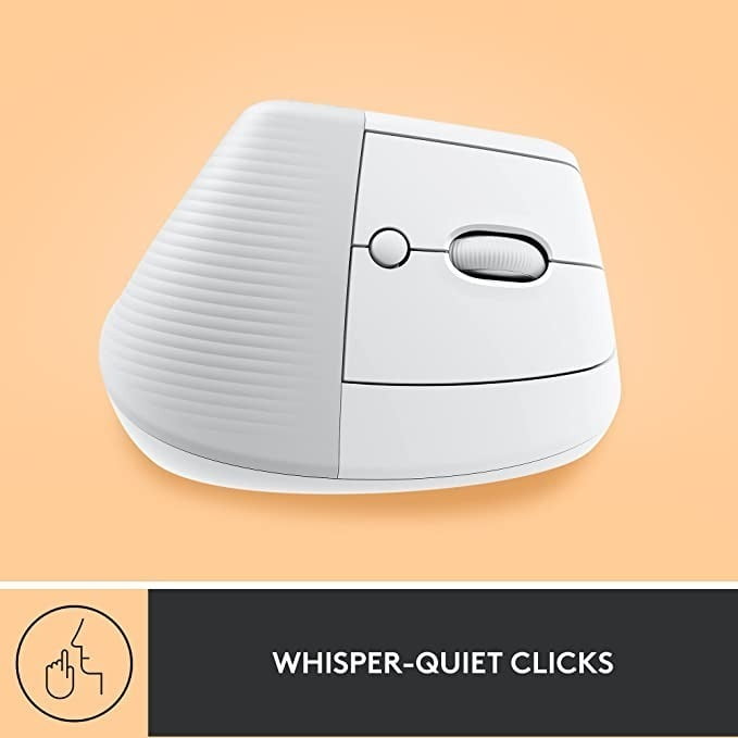 Mouse Bluetooth Logitech Ergonomic Lift Vertical Blanco – imagen 3
