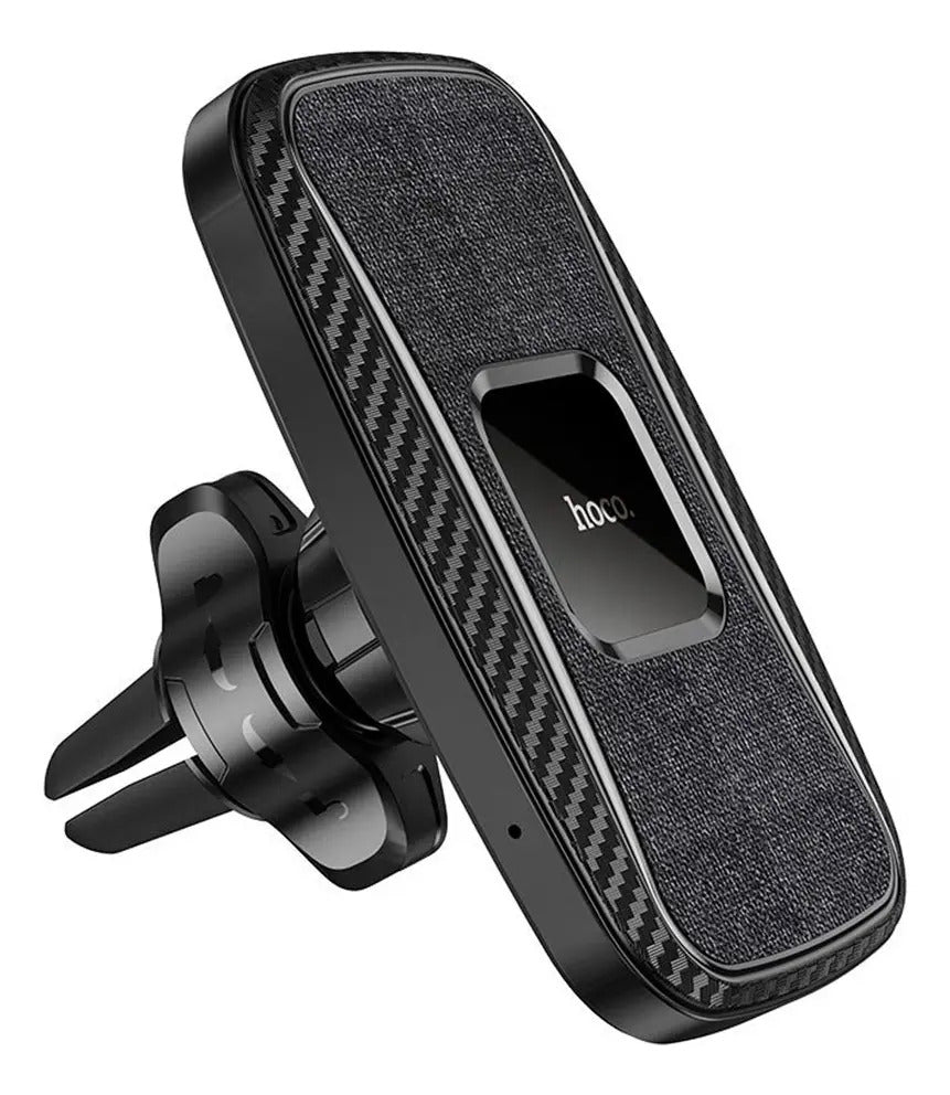 Soporte De Auto Dual Tablero Parabrisas Rejilla Hoco Ca75 Carga Inalambrica Negro – imagen 2