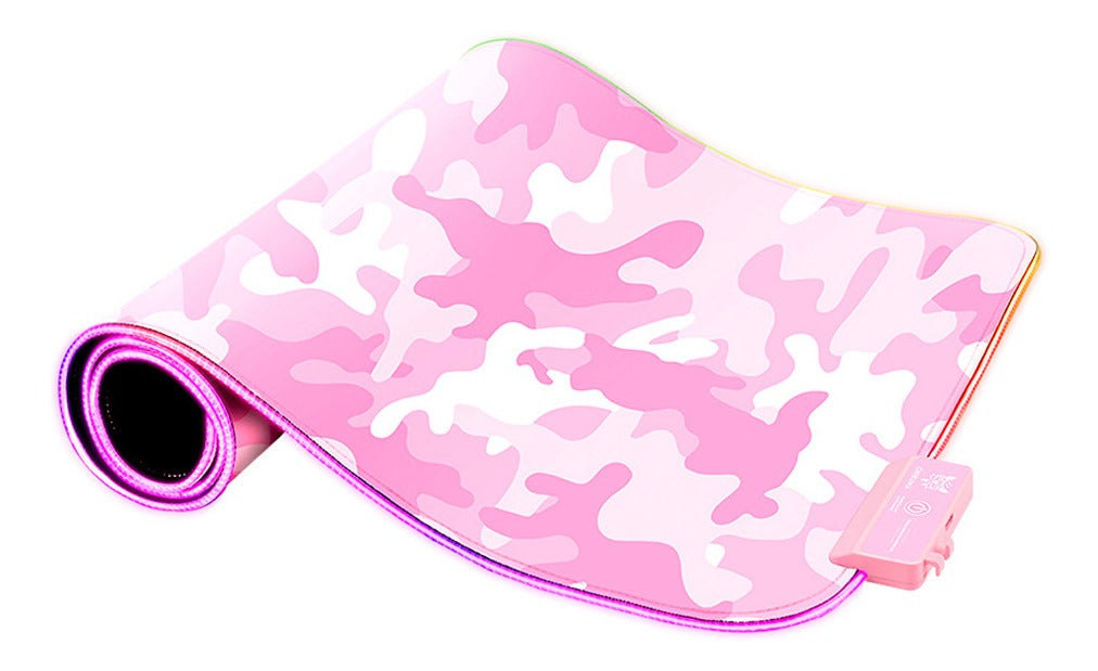 Mousepad Gamer Onikuma G5 Extra Largo 80x30cm Rgb Rosado – imagen 2