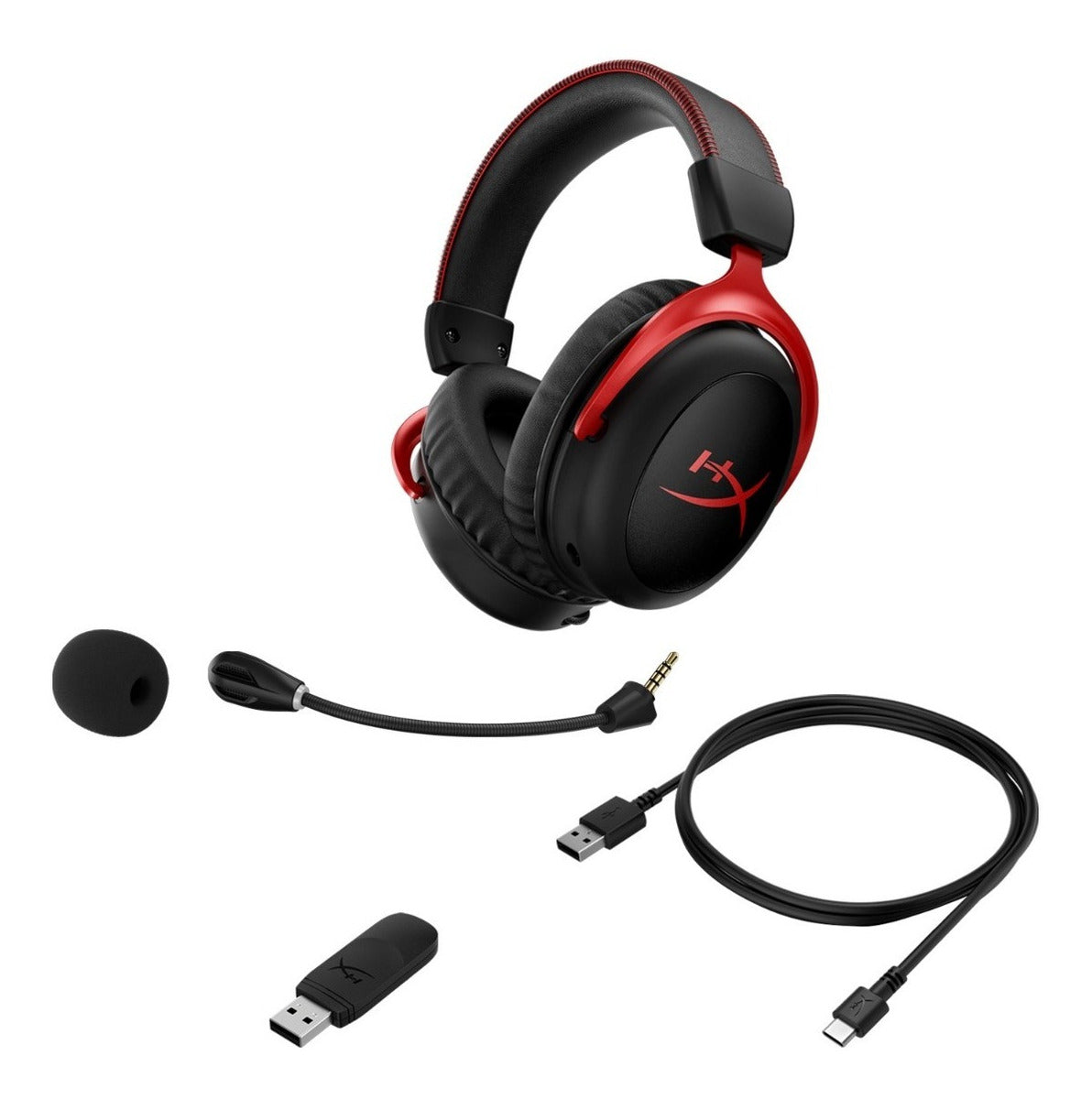 Audífonos Gamer Hyperx Cloud II Wireless 7.1 Virtual Surround Negro – imagen 2
