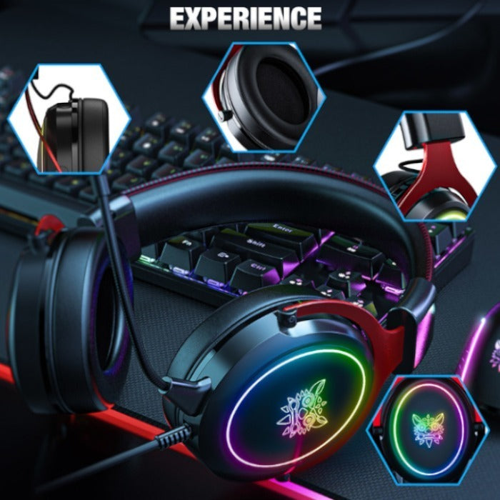 Audífonos Gamer Onikuma X10 Rgb Pc Ps4 Ps5 Xbox Switch Negro – imagen 3