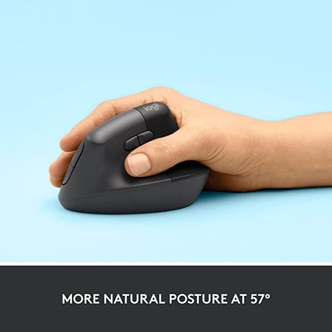 Mouse Bluetooth Logitech Ergonomic Lift Vertical Negro – imagen 3