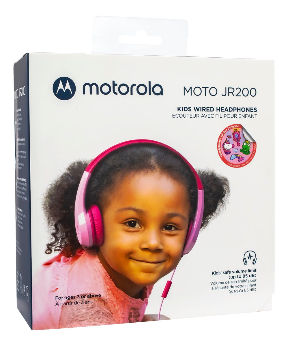 Audífonos Para Niños Motorola Moto Jr 200 Rosado – imagen 3