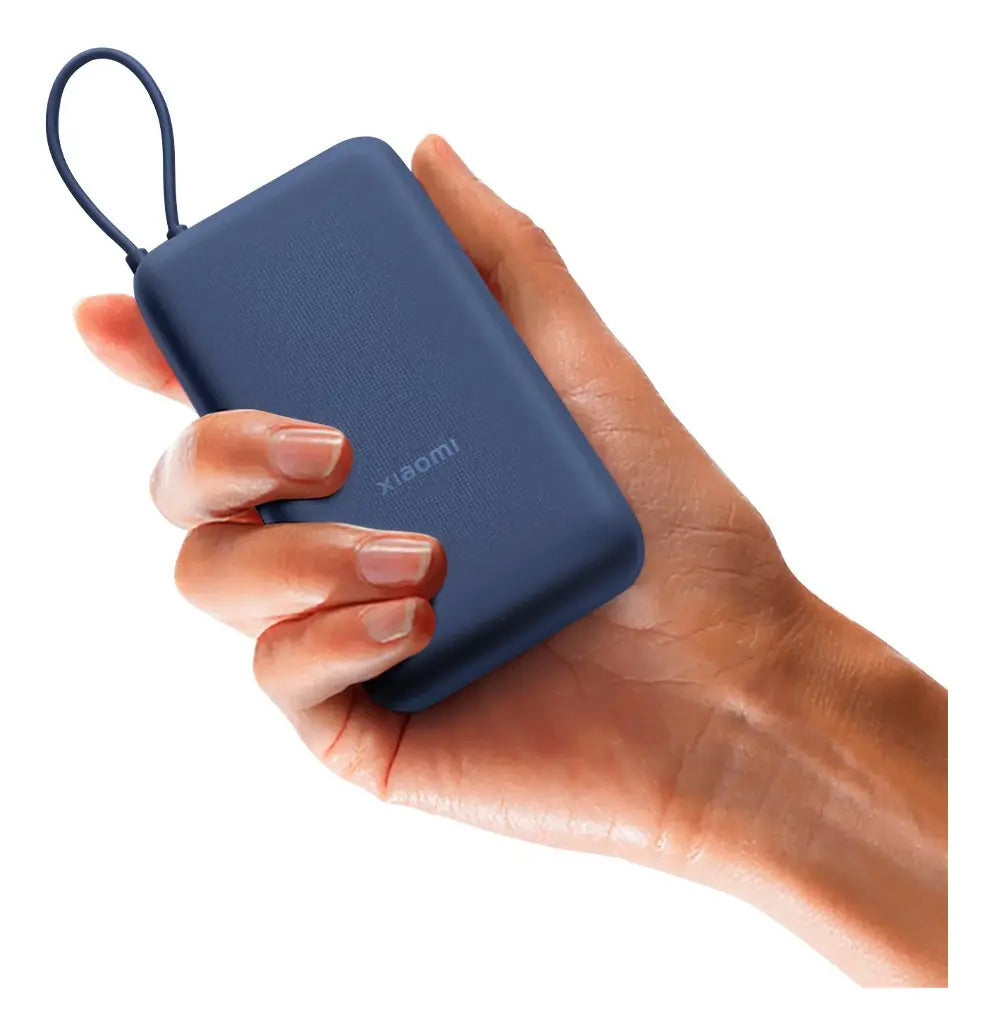 Powerbank Carga Rapida Xiaomi 20000mAh 33W Con Cable Azul – imagen 3