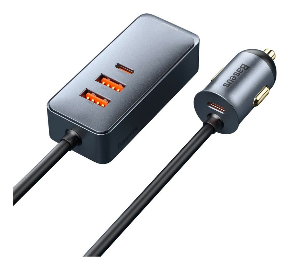 Cargador De Auto Multi Puerto Pps Usb Tipo C 120 W Baseus