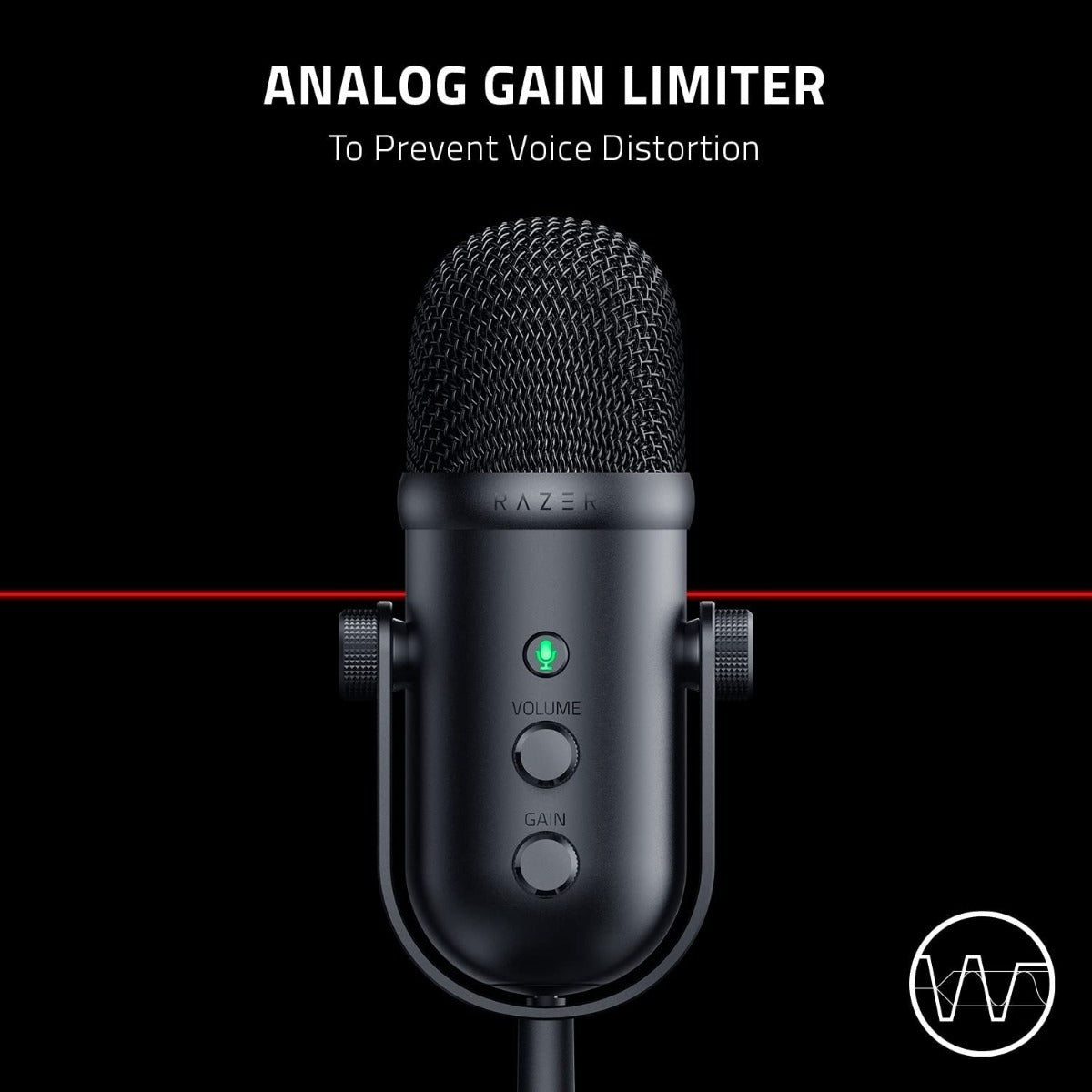 Micrófono Streamer Razer Seiren V2 Pro Usb Profesional Mic Dinámico – imagen 2