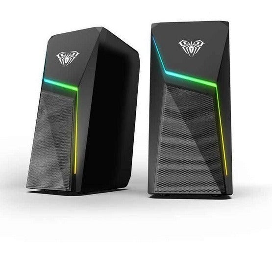 Parlantes Gamer Aula Wind N-521 Rgb Negro – imagen 2