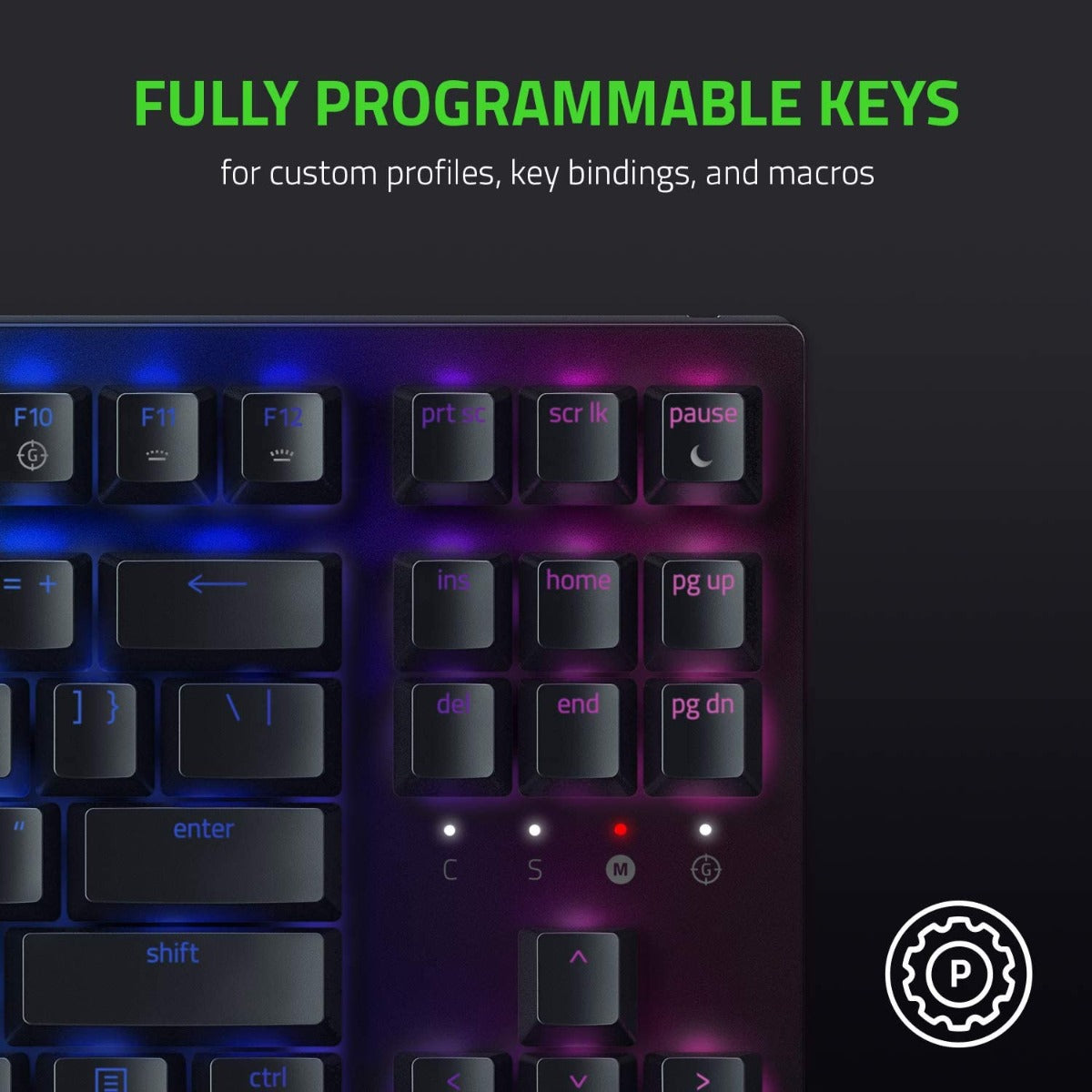 Teclado Gamer Mecánico Razer Blackwidow V3 Rgb Tkl Switch Verde – imagen 3