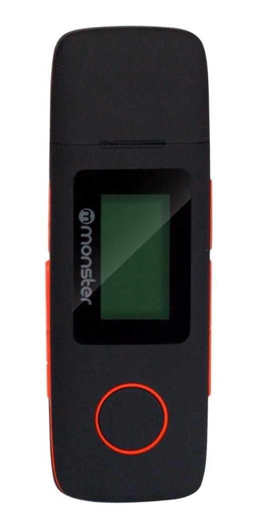 Reproductor Mp3 16 Gb Radio Fm Monster Negro Rojo – imagen 3