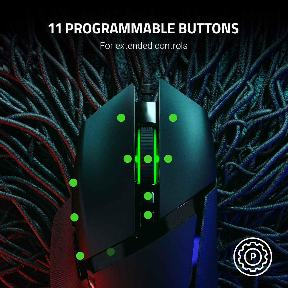 Mouse Gamer Razer Basilisk V2 20000 Negro – imagen 4