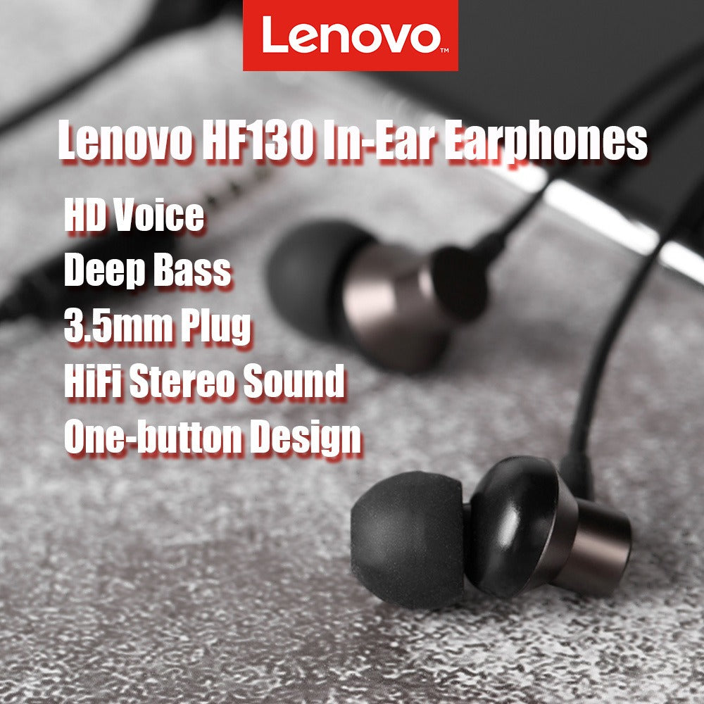 Audifono Lenovo HF130 Blanco – imagen 3