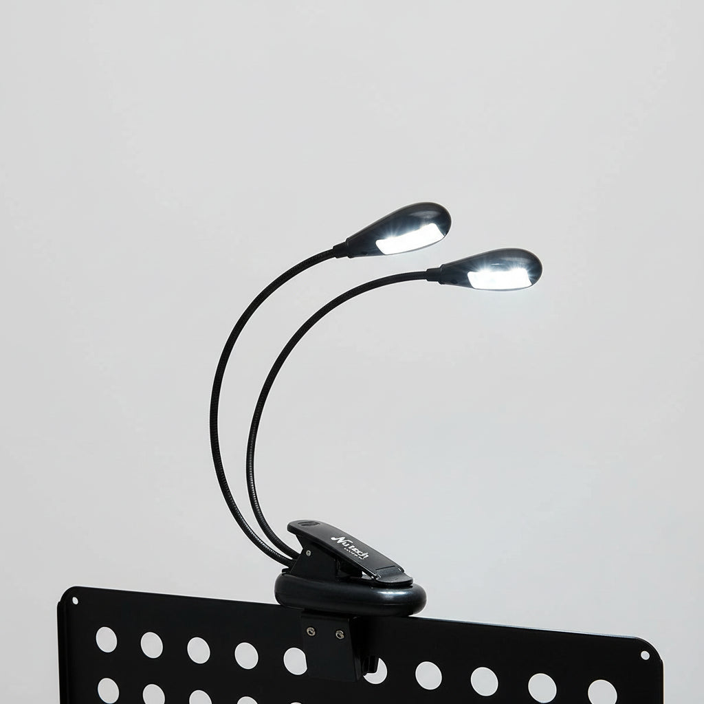 Led Clip Para Partitura Nutech Negro – imagen 2