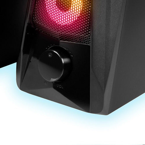 Parlante Xtech Para Pc 2.0 4w Rms Usb Y 3,5mm Led Incendo Xts-130 – imagen 3