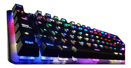Teclado Gamer Mecanico Ghost Knight 3 Njoytech Switch Blue Rgb – imagen 4