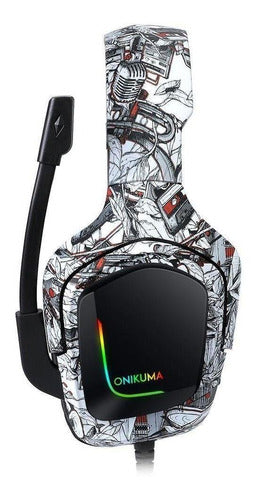 Audfonos Gamer Onikuma K20 Rgb Pc Ps4 Switch Xbox Camuflado – imagen 2