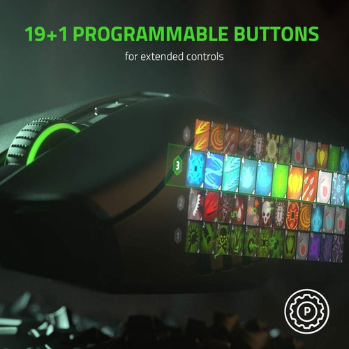 Mouse Inalambrico Gamer Razer Naga Pro Wireless Moba Mmo Fps – imagen 4