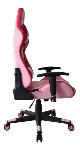 Silla Gamer Stratos Njoytech 2d 180° Rosado – imagen 4