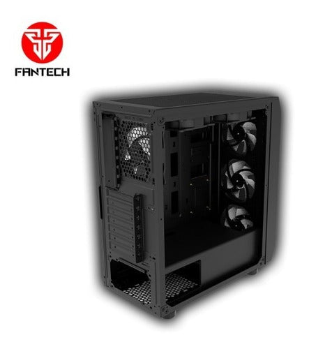 Gabinete Gamer Fantech Rgb Aero Cg80 Negro – imagen 4
