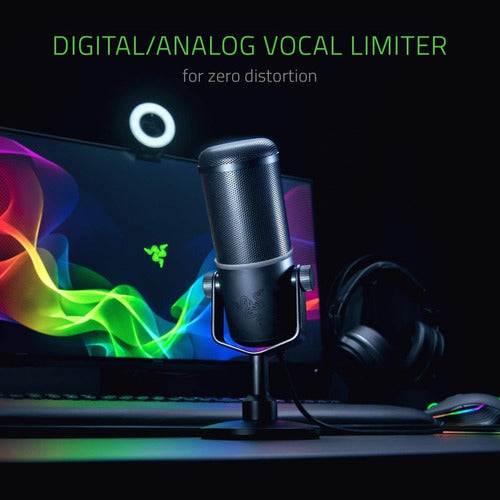 Micrófono Profesional Razer Seiren Elite Streaming Negro – imagen 2