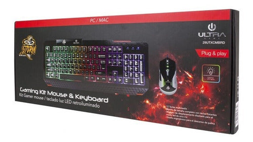 Kit Gamer 2 en 1 Ultra Teclado + Mouse Negro – imagen 3